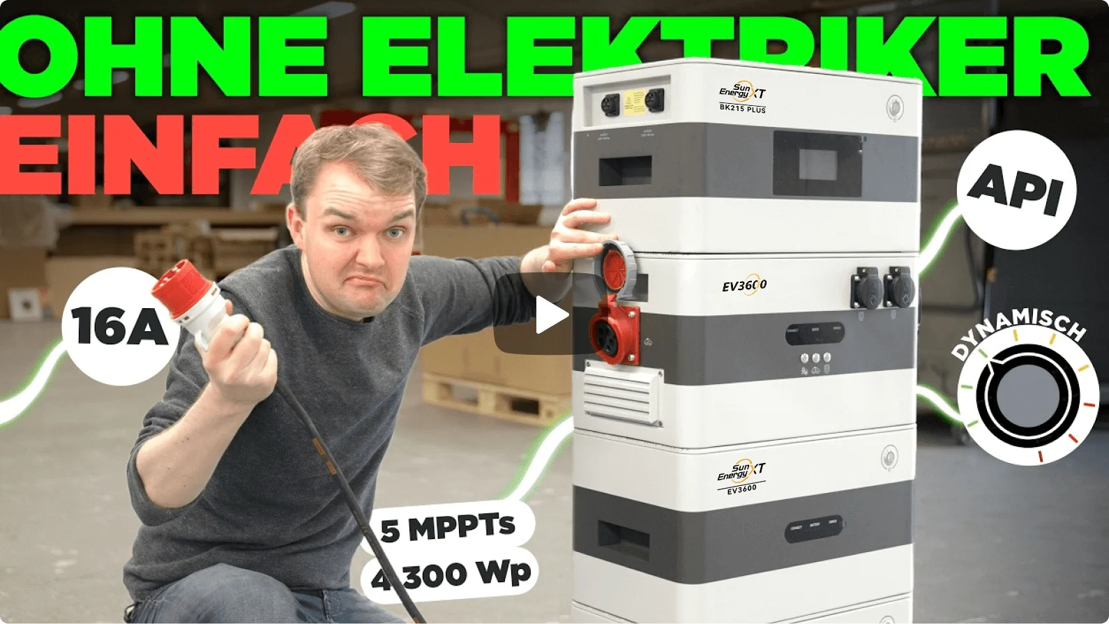 SunEnergyXT EV3600 Anwendungsdarstellung