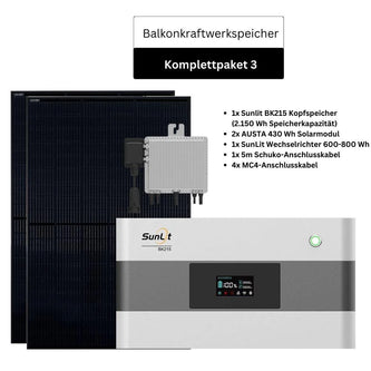 Balkonkraftwerkspeicher Sparpaket