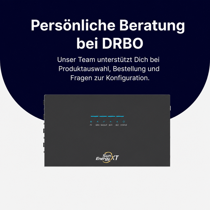 Persönliche Beratung zum SunEnergyXT 500 bei DRBO Greenenergy