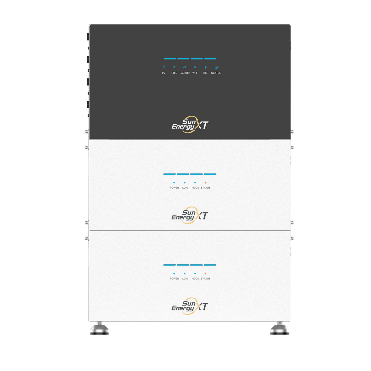SunEnergyXT 500 mit 2× B500 Erweiterungsbatterien – All-in-One-Hybridspeichersystem (15 kWh / 800 W) | Sofort lieferbar