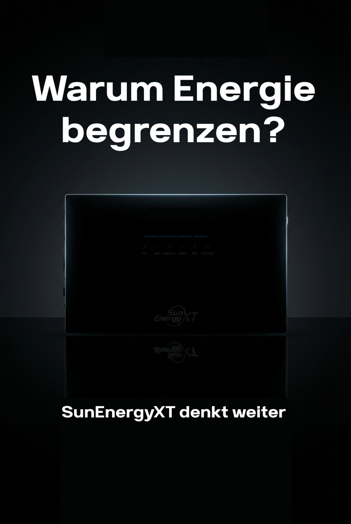 SunEnergyXT 500 konfigurieren – 5 kWh LiFePO4, 800 W und 4 MPPT