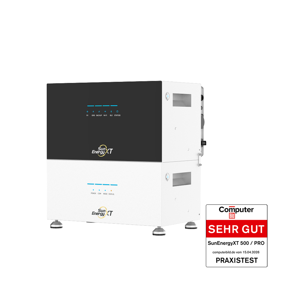 SunEnergyXT 500 PRO AC CORE mit B500 Erweiterungsbatterie