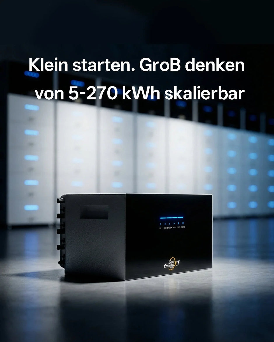 SunEnergyXT 500 Serie – All-in-One Hybridspeichersystem (5 kWh / 2.400 W)