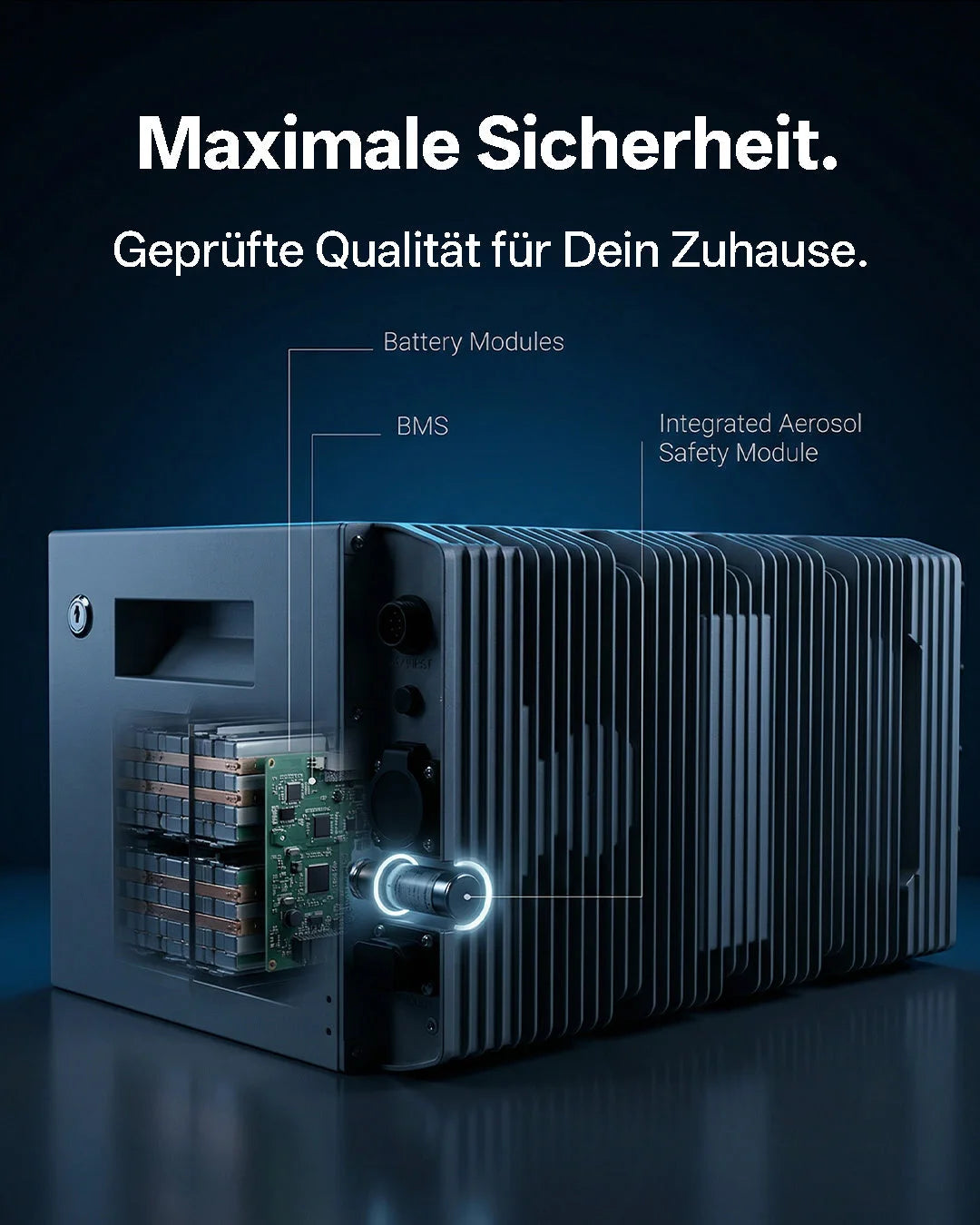 SunEnergyXT 500 Serie – All-in-One Hybridspeichersystem (5 kWh / 2.400 W)