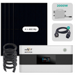 SunEnergyXT BK215 PLUS XXL Set mit 4 × 460-Wp-Solarmodulen und 2.000-W-Wechselrichter