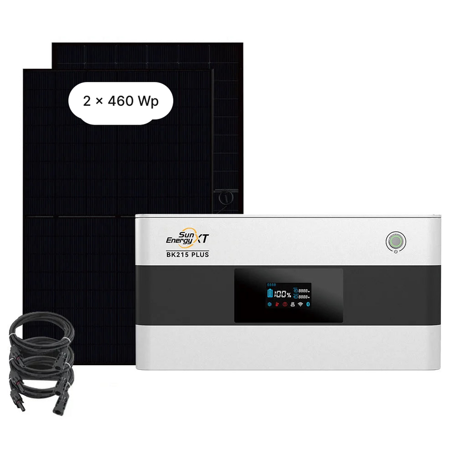 SunEnergyXT BK215 PLUS Sparpaket 01 mit 2 × 460-Wp-Solarmodulen