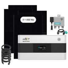 SunEnergyXT BK215 PLUS Sparpaket 03 mit 4 × 460-Wp-Solarmodulen und 800-W-Wechselrichter